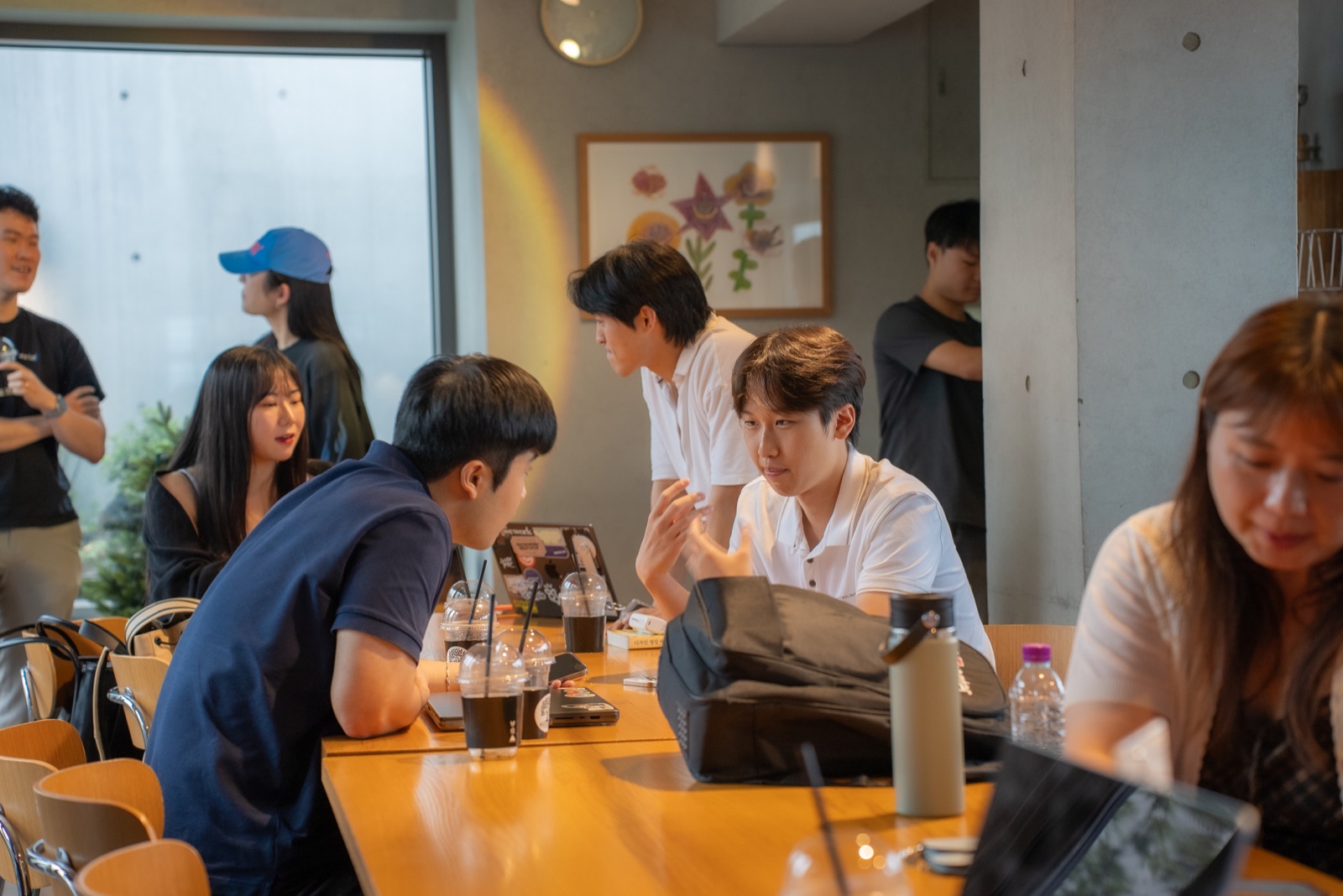 Founders getting to know each other around a shared table
