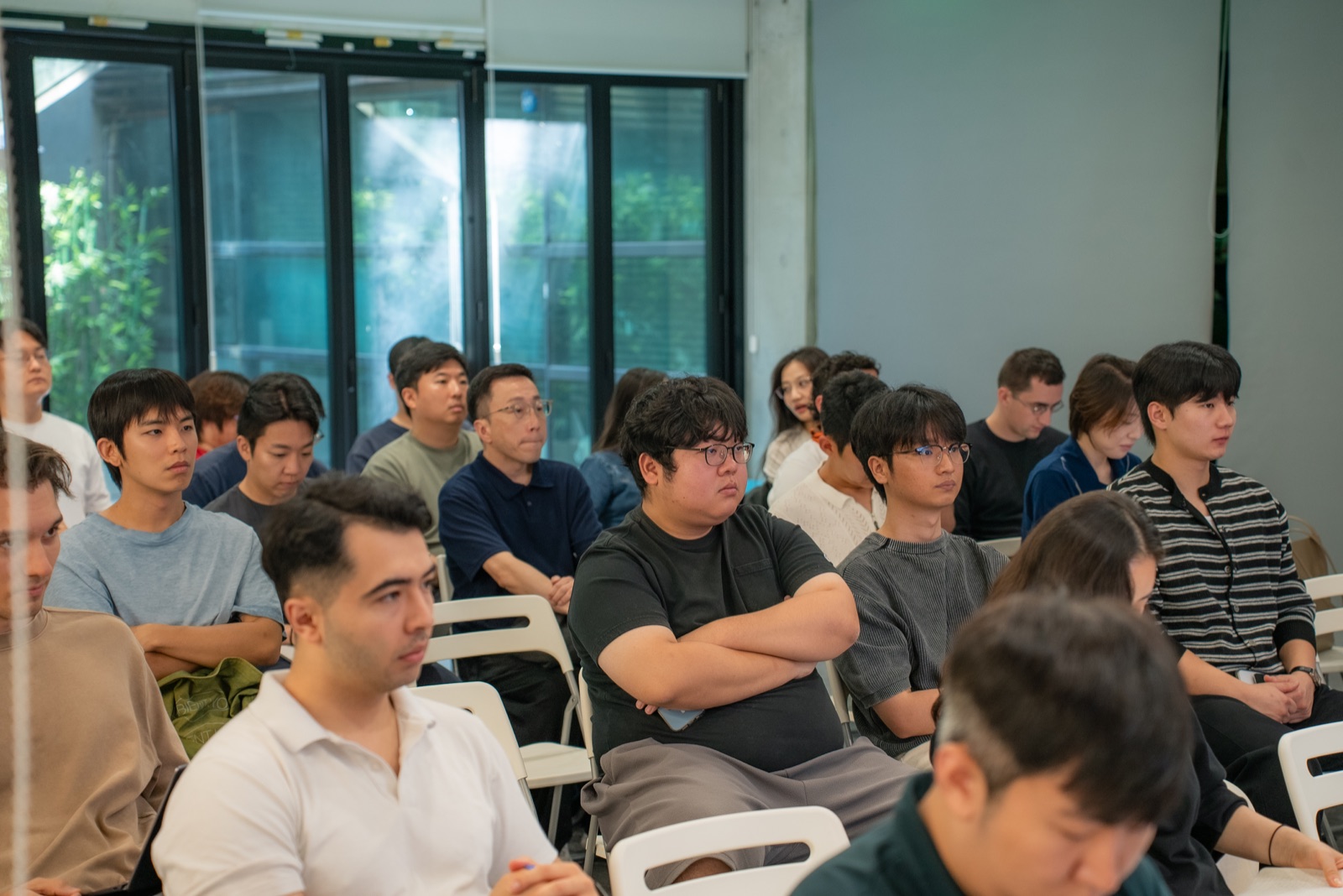 A room of founders learning together at Zerobase