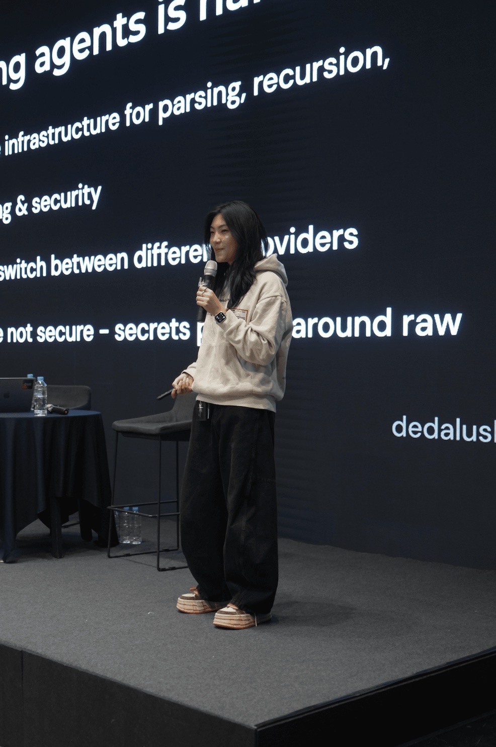Founder sharing their work with the Zerobase community