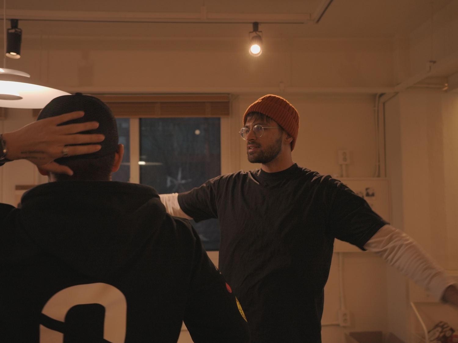 Founder giving direct feedback during office hours