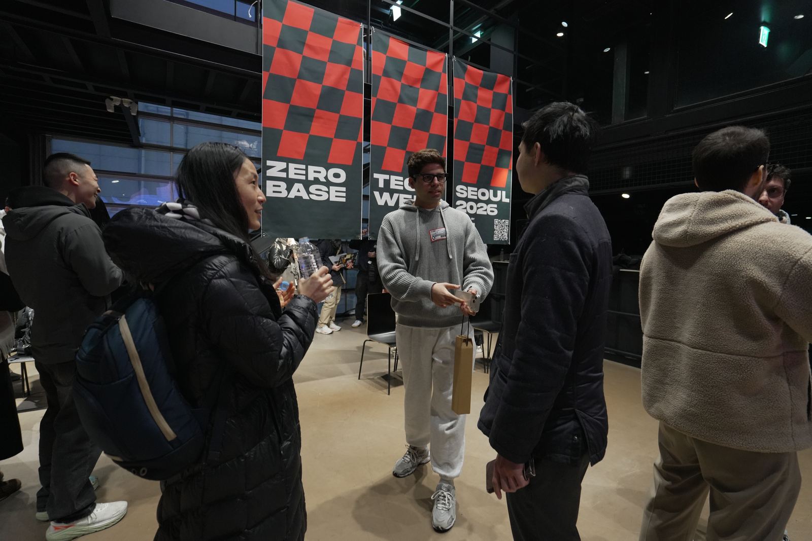 Founders talking at Zerobase Tech Week