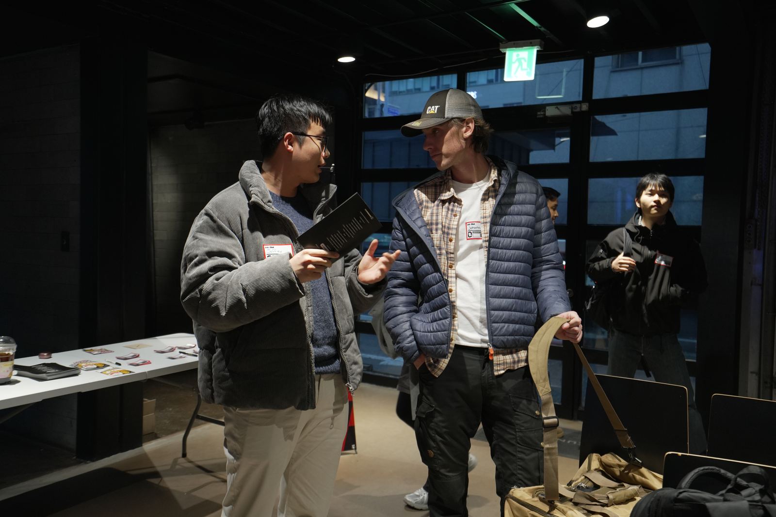 Founders discussing startups at Zerobase Tech Week